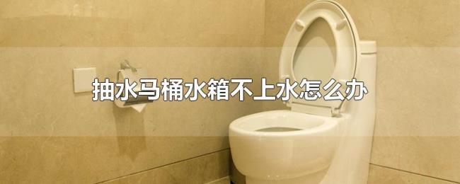抽水马桶水箱不上水怎么办 抽水马桶水箱不上水怎么办