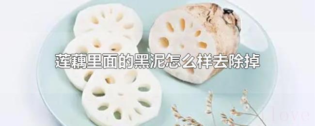 莲藕里面的黑泥怎么样去除掉 莲藕里面的黑泥怎么样去除掉