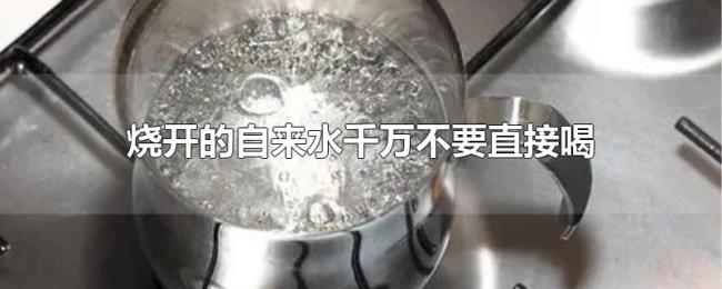 烧开的自来水千万不要直接喝 烧开的自来水千万不要直接喝