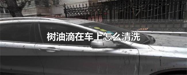 树油滴在车上怎么清洗 树油滴在车上怎么清洗