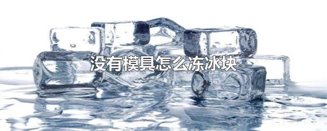 没有模具怎么冻冰块 没有模具怎么冻冰块