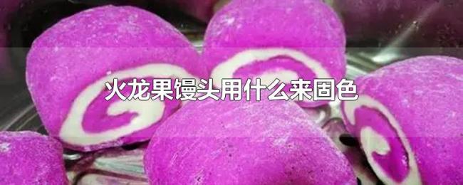 火龙果馒头用什么来固色 火龙果馒头用什么来固色