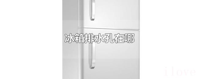 冰箱排水孔在哪 冰箱排水孔在哪