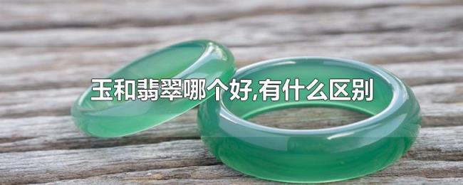 玉和翡翠哪个好,有什么区别 玉和翡翠哪个好,有什么区别