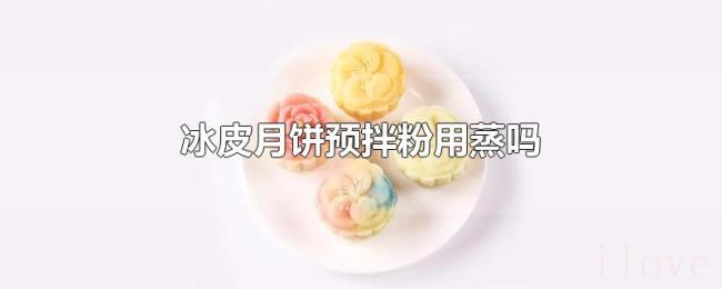 冰皮月饼预拌粉用蒸吗 冰皮月饼预拌粉用蒸吗