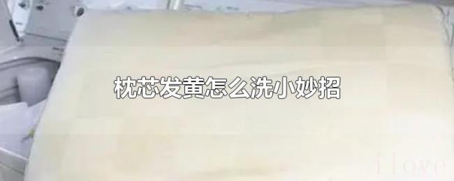 枕芯发黄怎么洗小妙招 枕芯发黄怎么洗小妙招