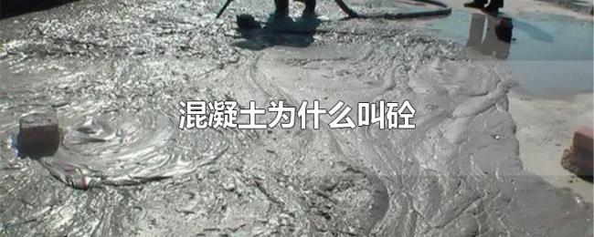 混凝土为什么叫砼