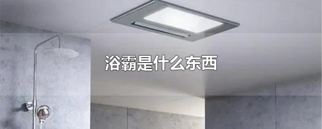 浴霸是什么东西