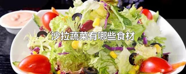 沙拉蔬菜有哪些食材 沙拉蔬菜有哪些食材
