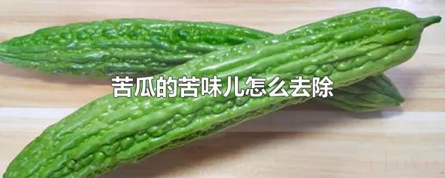 苦瓜的苦味儿怎么去除