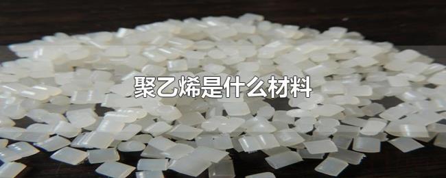 聚乙烯是什么材料 聚乙烯是什么材料