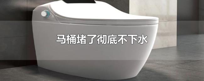 马桶堵了彻底不下水
