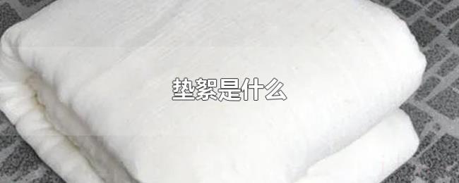 垫絮是什么 垫絮是什么