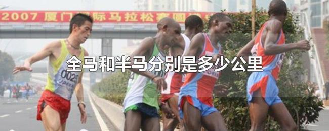 全马和半马分别是多少公里 全马和半马分别是多少公里