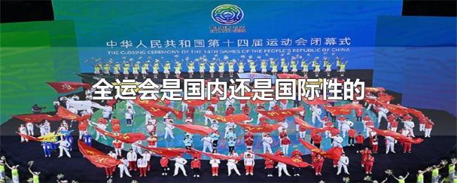 全运会是国内还是国际性的
