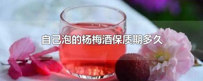 自己泡的杨梅酒保质期多久 自己泡的杨梅酒保质期多久