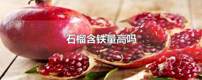石榴含铁量高吗 石榴含铁量高吗