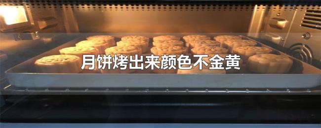 月饼烤出来颜色不金黄 月饼烤出来颜色不金黄