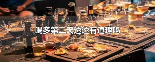 喝多第二天透透有道理吗 喝多第二天透透有道理吗