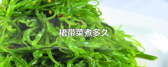 裙带菜煮多久 裙带菜煮多久