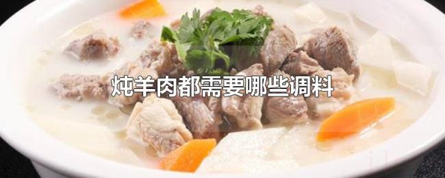 炖羊肉都需要哪些调料 炖羊肉都需要哪些调料
