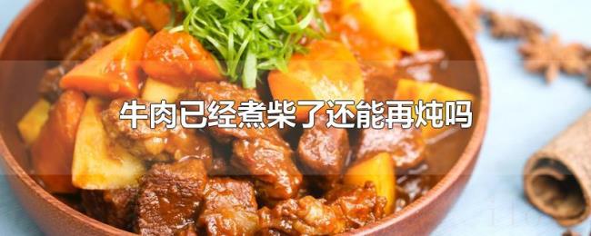 牛肉已经煮柴了还能再炖吗 牛肉已经煮柴了还能再炖吗