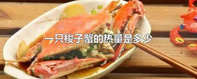 一只梭子蟹的热量是多少