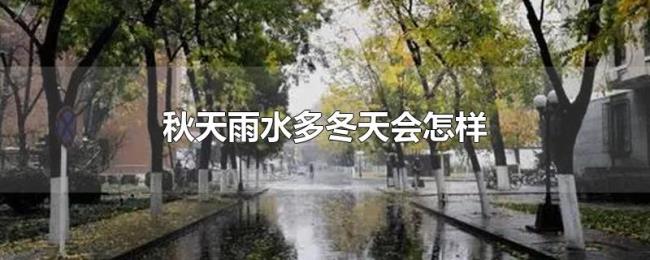 秋天雨水多冬天会怎样