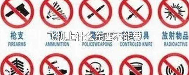 飞机上什么东西不能带 飞机上什么东西不能带