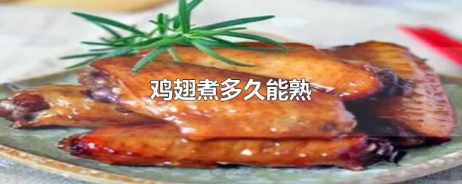 鸡翅煮多久能熟 鸡翅煮多久能熟