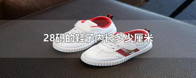 28码的鞋子内长多少厘米 28码的鞋子内长多少厘米