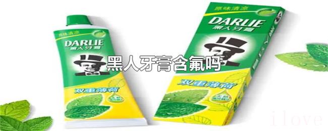 黑人牙膏含氟吗