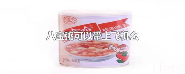 八宝粥可以带上飞机么