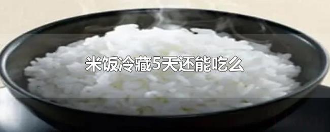 米饭冷藏5天还能吃么