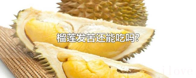 榴莲发苦还能吃吗? 榴莲发苦还能吃吗?