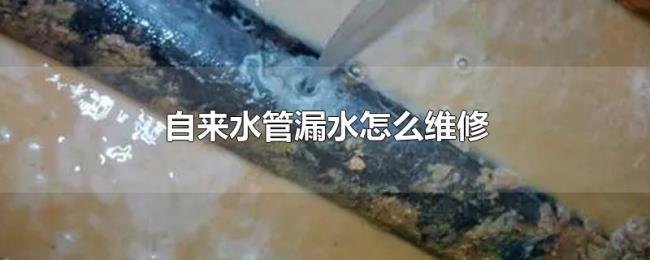 自来水管漏水怎么维修 自来水管漏水怎么维修