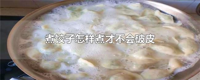 煮饺子怎样煮才不会破皮 煮饺子怎样煮才不会破皮