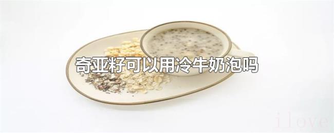 奇亚籽可以用冷牛奶泡吗 奇亚籽可以用冷牛奶泡吗