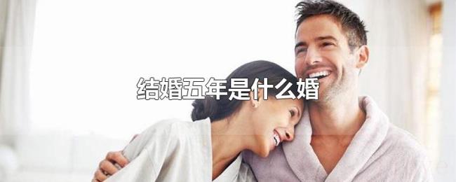 结婚五年是什么婚 结婚五年是什么婚
