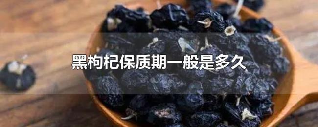 黑枸杞保质期一般是多久