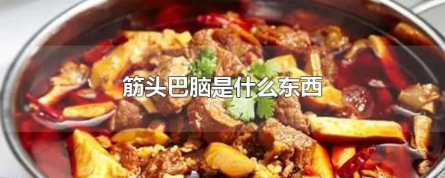 筋头巴脑是什么东西 筋头巴脑是什么东西