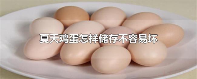 夏天鸡蛋怎样储存不容易坏
