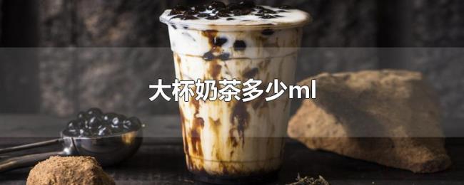 大杯奶茶多少ml