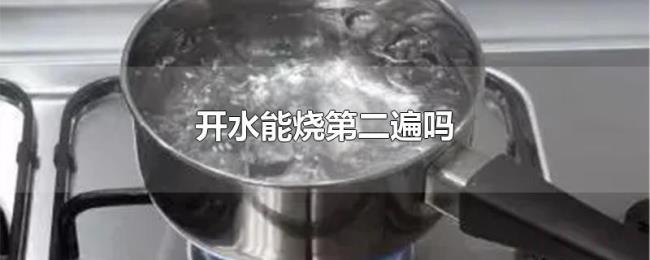 开水能烧第二遍吗 开水能烧第二遍吗