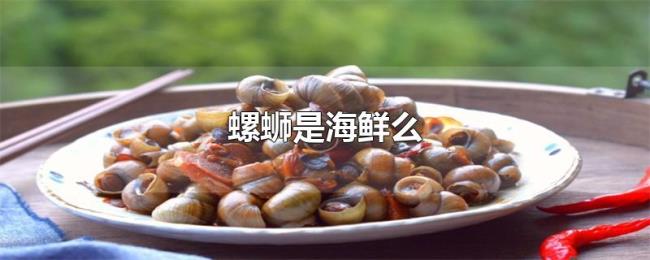 螺蛳是海鲜么