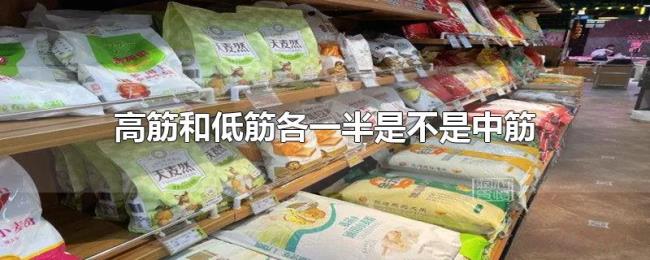 高筋和低筋各一半是不是中筋 高筋和低筋各一半是不是中筋