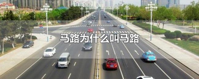 马路为什么叫马路