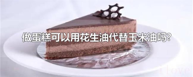做蛋糕可以用花生油代替玉米油吗?