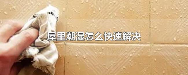 屋里潮湿怎么快速解决 屋里潮湿怎么快速解决