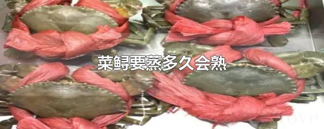 菜鲟要蒸多久会熟 菜鲟要蒸多久会熟